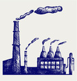 Factory vector image