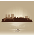 York England city skyline silhouette vector image