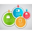Infographic template business vector image