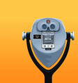 Binocular viewer vector image