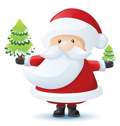 Santa vector image