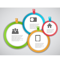 Infographic template business vector image