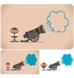 Cannon vector image