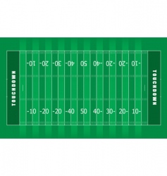 American football field vector image