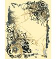 Grunge border vector image