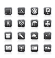 Bar and night club icons vector image