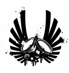 Speaker vector image
