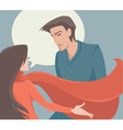 Couple man and woman vector image