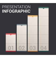 Modern soft color Design template infographics vector image