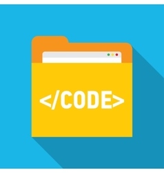 Code Editor Web folder inside Code Editor Web folder inside vector image