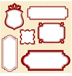 Book plates vector image