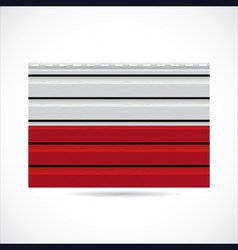 Poland siding produce company icon vector image