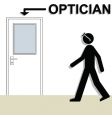 Optician vector image