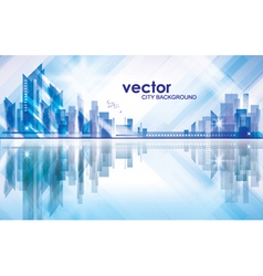 Abstract Modern City Background vector image