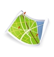 Road Map vector image
