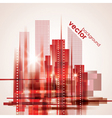 Modern Cityscape Concept Background vector image