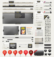 Web design kit vector image