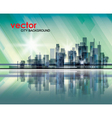 Modern cityscape concept background vector image