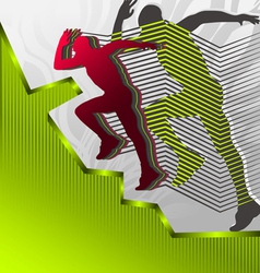 Abstract sports vector image