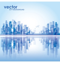 Modern Cityscape Background vector image