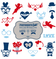 Valentines Day Party set vector image