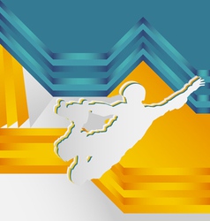 Abstract sports vector image