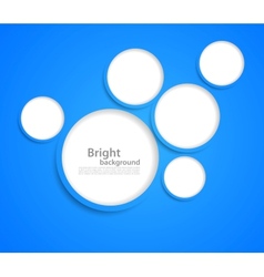 Background with circles vector image