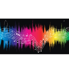 Music equalizer vector image