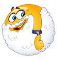 Shaving emoticon vector image