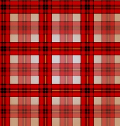 Festive red checkered seamless pattern vector image