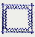 Blank billboard vector image