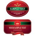 Set of labels vector image
