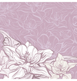 Floral background vector image