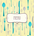 Premium restaurant menu vector image