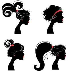 Beautiful woman vector image