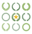 Laurel wreaths vector image