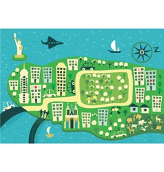 New york city vector image