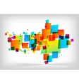 Abstract colorful arrow background vector image