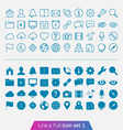 Universal Basic set 1 Universal Basic set 1 vector image
