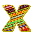 Letter of ornament vector image