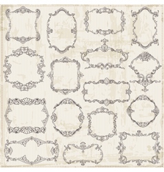Vintage Frames and Calligraphic Design Elements vector image