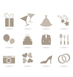 Wedding icon vector image