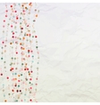 Vintage polka dots background vector image
