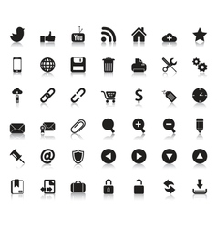 Social Web Icons vector image