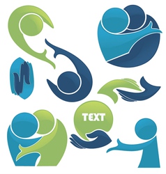 Meeting visit and conversation collection vector image