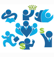 Make the money save the economy vector image