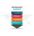 Colorful arrow business infographics elements Colorful arrow business infographics elements vector image