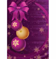 Christmas decor vector image