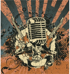 Concert poster vector image