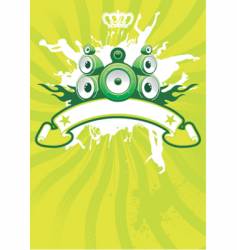 Retro party vector image